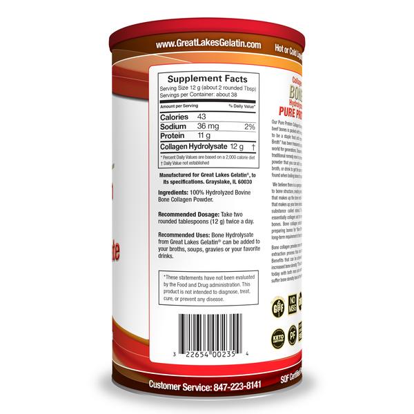 16 oz. Bone Collagen Hydrolysate